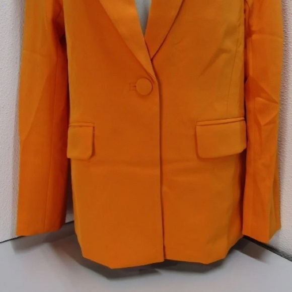 REVOLVE Camila Coelho Women's US XXS  Morena Classy Blazer Bright Orange - Picture 5 of 15